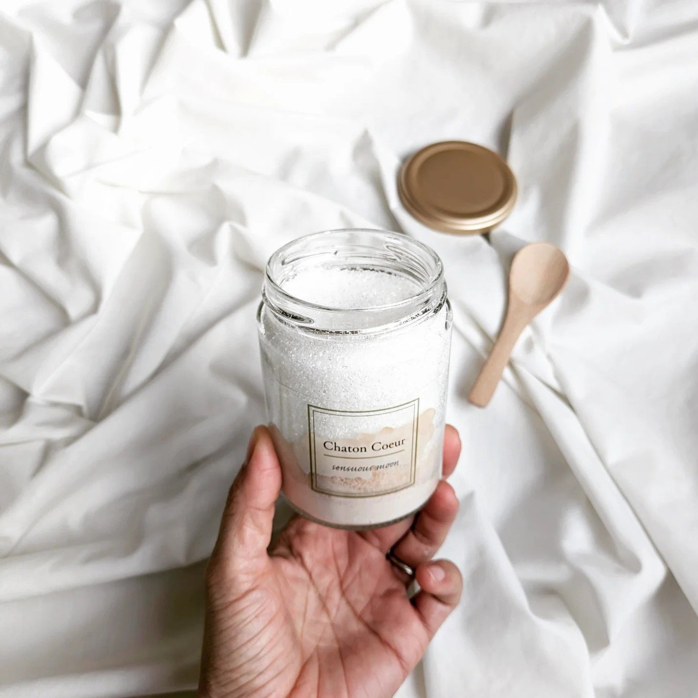 ピンククレイバスソルト センシュアスムーン/シャトンクーレ/無機塩系入浴剤を使ったクチコミ(4枚目)