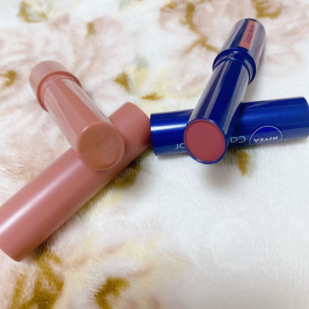 ニベア リッチケア＆カラーリップ/ニベア/リップクリームを使ったクチコミ（2枚目）