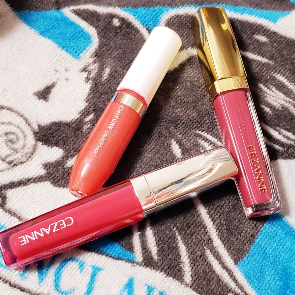 ジェルグロスリップ/CEZANNE/リップグロスを使ったクチコミ（1枚目）