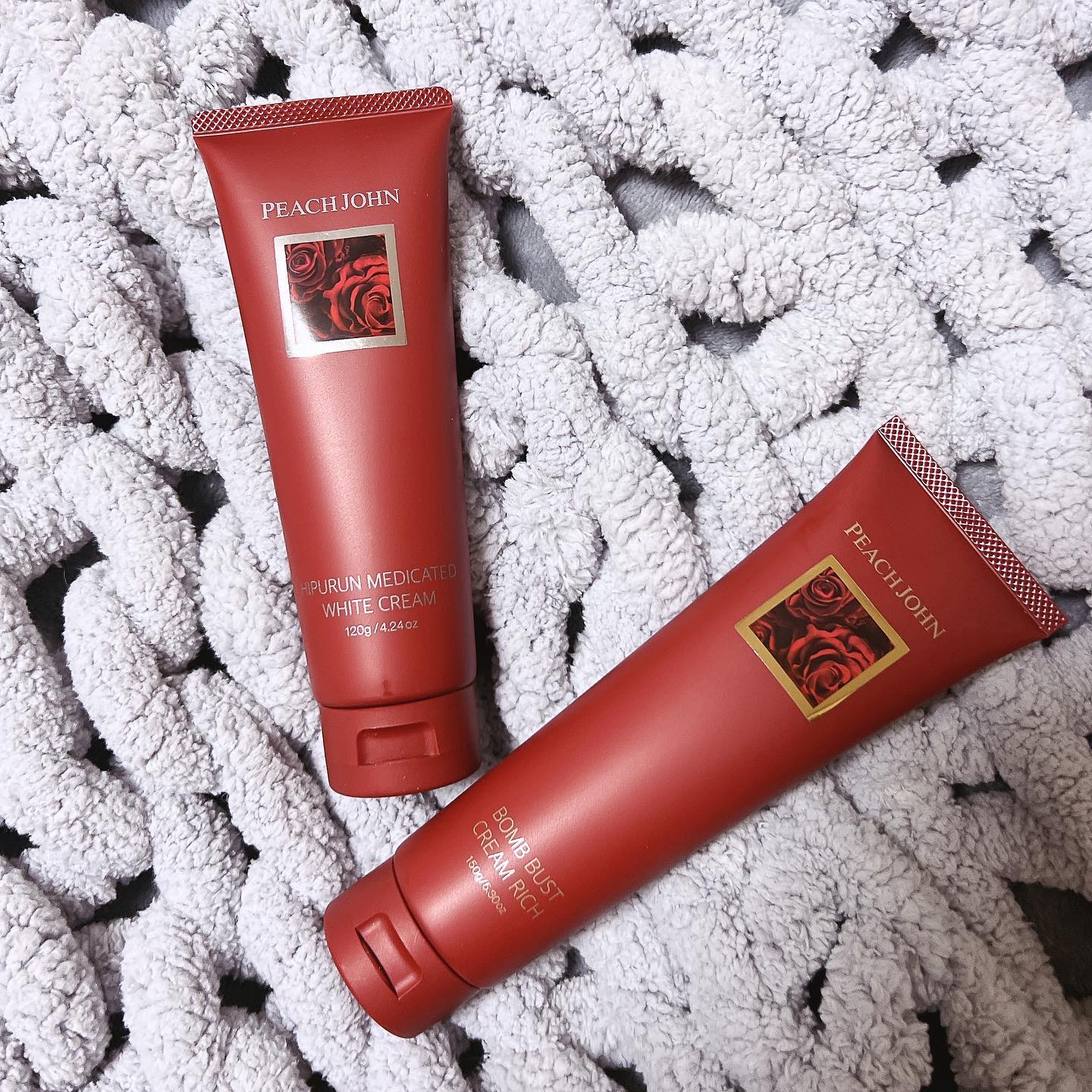 ボムバストクリーム　リッチ/PEACH JOHN/バストケア・ヒップケアを使ったクチコミ（1枚目）