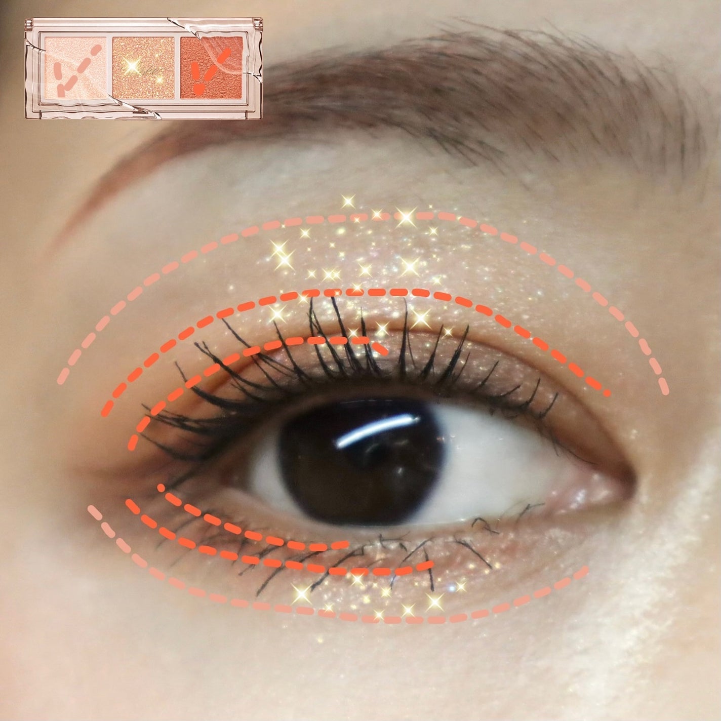 キラー アイ トリオ/Visée/アイシャドウパレットを使ったクチコミ(6枚目)