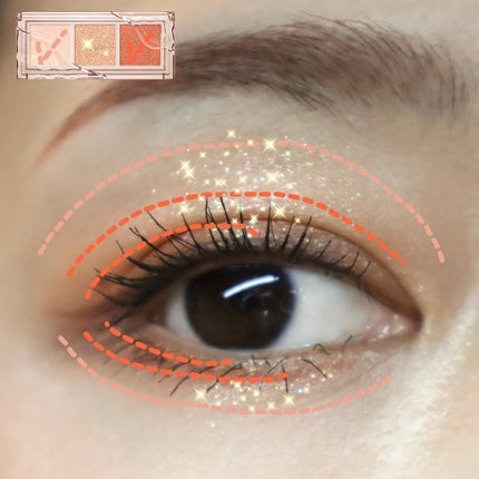 キラー アイ トリオ/Visée/アイシャドウパレットを使ったクチコミ(6枚目)