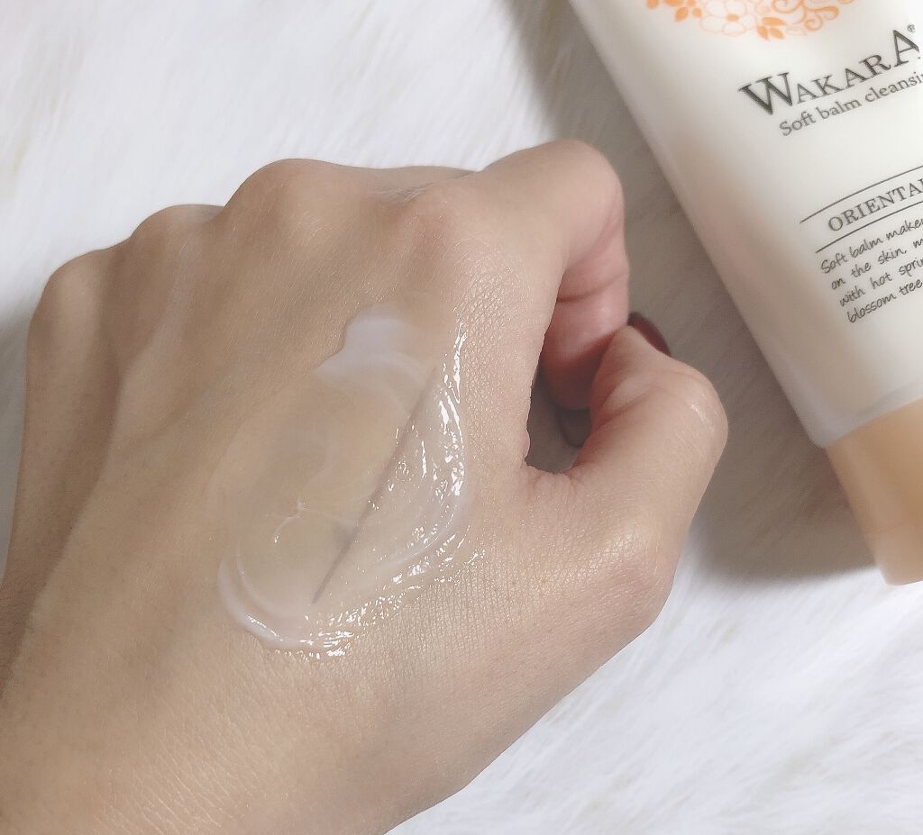 和から やわらかバームクレンジング/WAKARA (和から)/クレンジングバームを使ったクチコミ（3枚目）