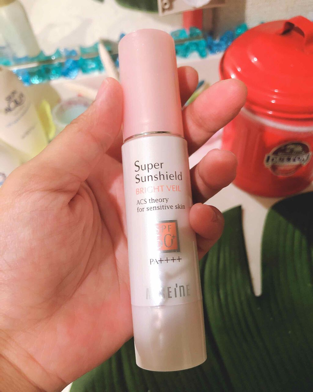 スーパーサンシールド ブライトヴェール/ACSEINE/化粧下地を使ったクチコミ(2枚目)