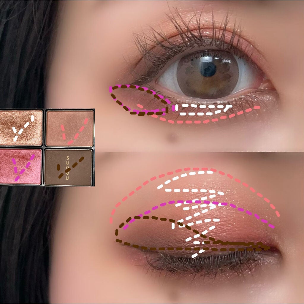 デザイニング カラー アイズ/SUQQU/アイシャドウパレットを使ったクチコミ(3枚目)