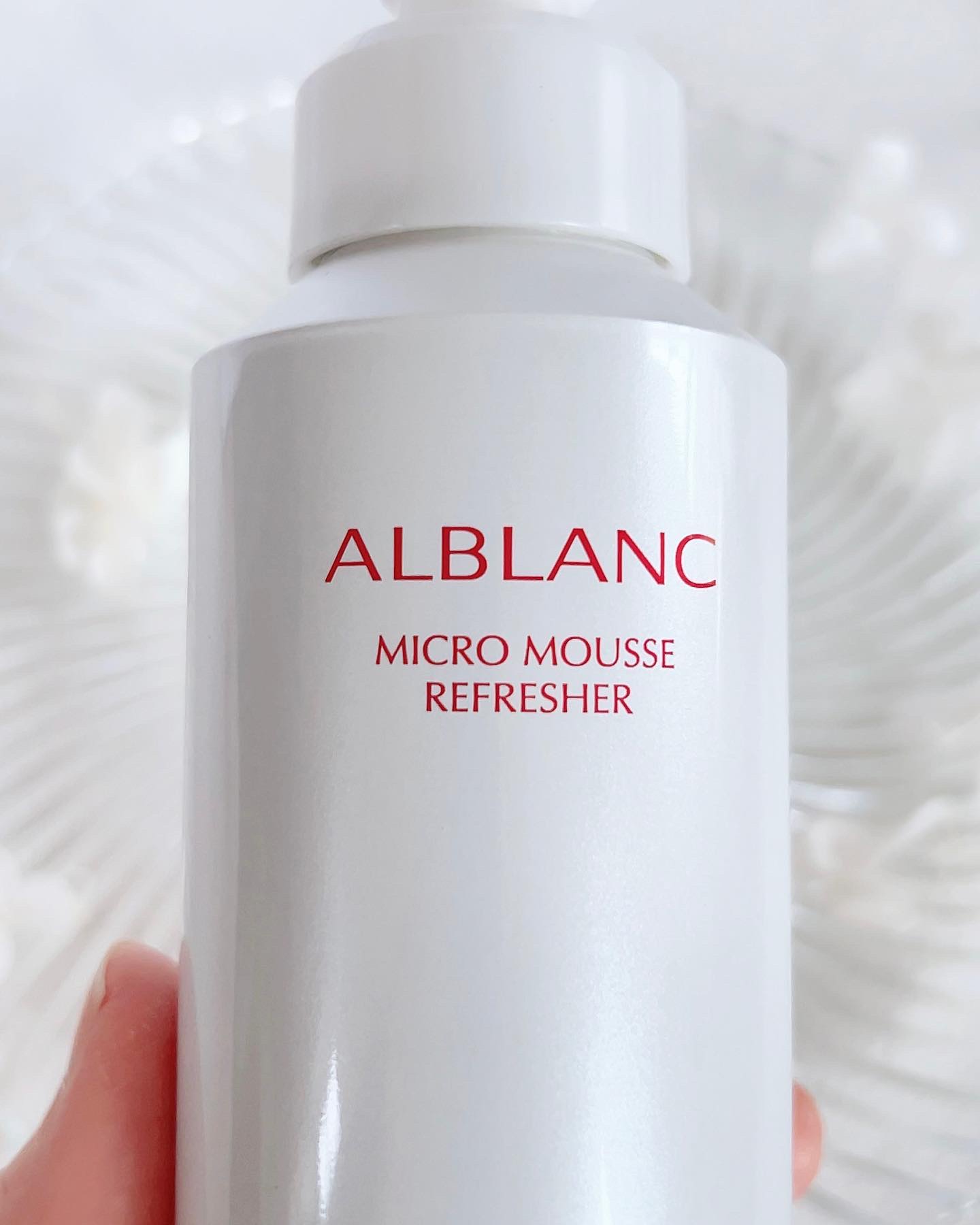 マイクロムース リフレッシャー/ALBLANC/泡洗顔を使ったクチコミ（2枚目）