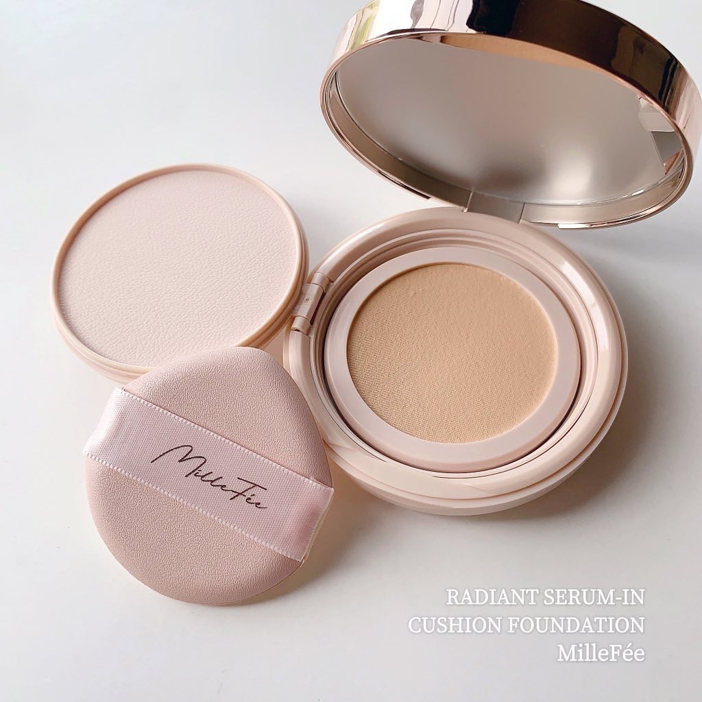 ラディアントセラムクッション/MilleFée/クッションファンデーションを使ったクチコミ（2枚目）