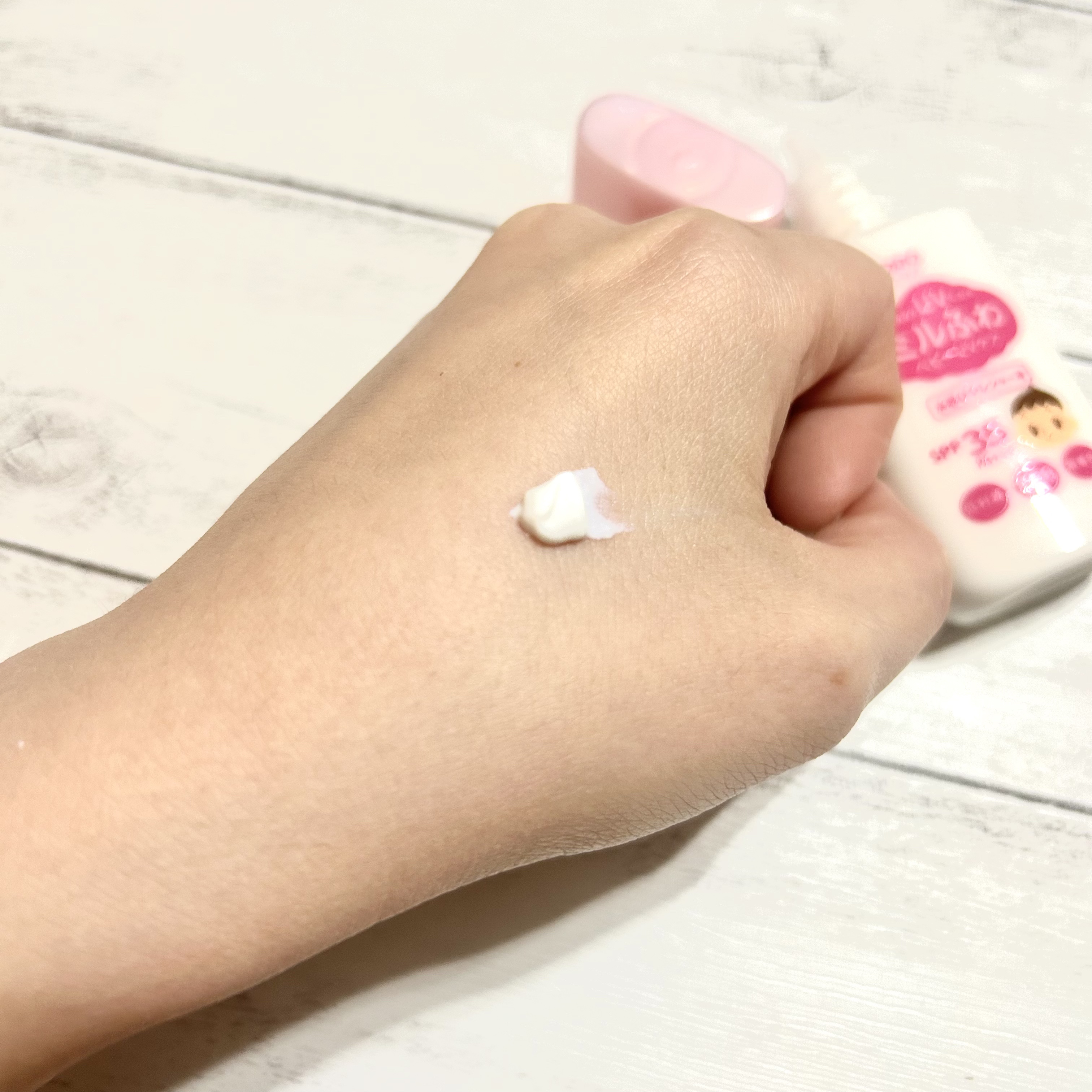 水遊びやレジャー用/ミルふわベビーUVケア/日焼け止めミルクを使ったクチコミ（2枚目）