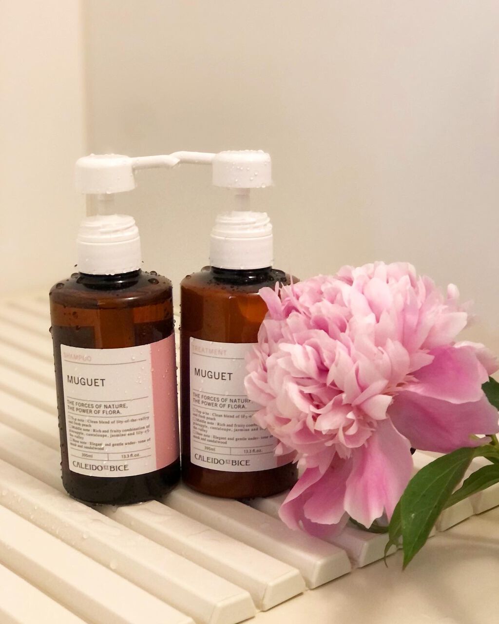 アテンゾ パルファム シャンプー／トリートメント しっとり(ミュゲ)/CALEIDO ET BICE/市販シャンプーを使ったクチコミ（2枚目）