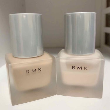 
【RMK】
○メイクアップベース
　30ml ¥3,700（税抜）
○リクイドファンデーション101
　30ml ¥4,500（税抜）

化粧下地もファンデも保湿力が高いとのことなので、去年の冬に購入