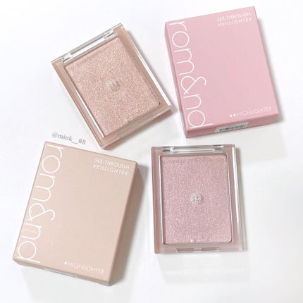 ヴェールライター/rom&nd/パウダーハイライトを使ったクチコミ(6枚目)