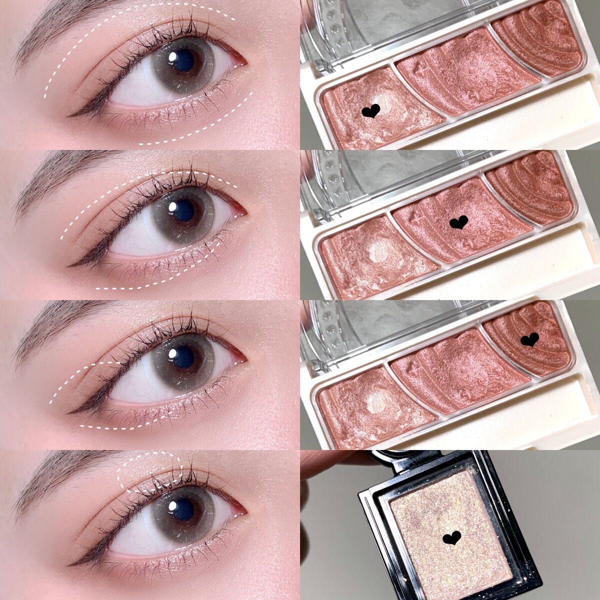 トーンアップアイシャドウ/CEZANNE/アイシャドウパレットを使ったクチコミ(4枚目)