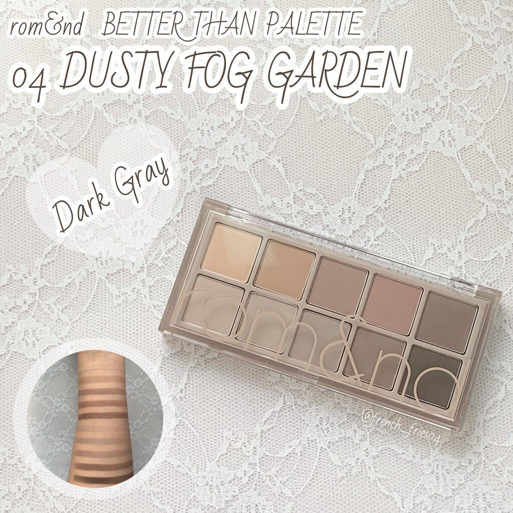 ベターザンパレット/rom&nd/アイシャドウパレットを使ったクチコミ(1枚目)