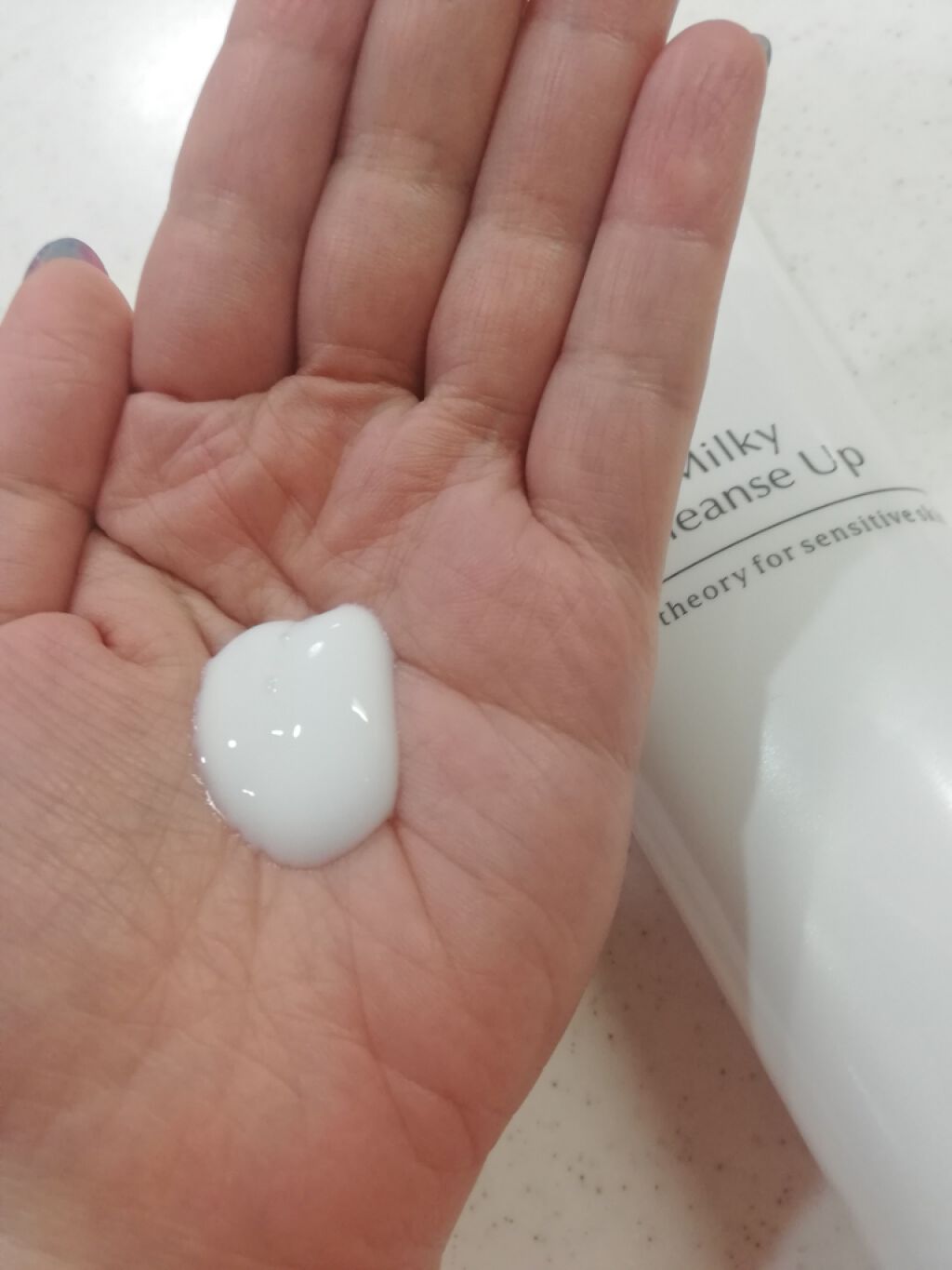 ミルキィ クレンズアップ/ACSEINE/ミルククレンジングを使ったクチコミ（2枚目）