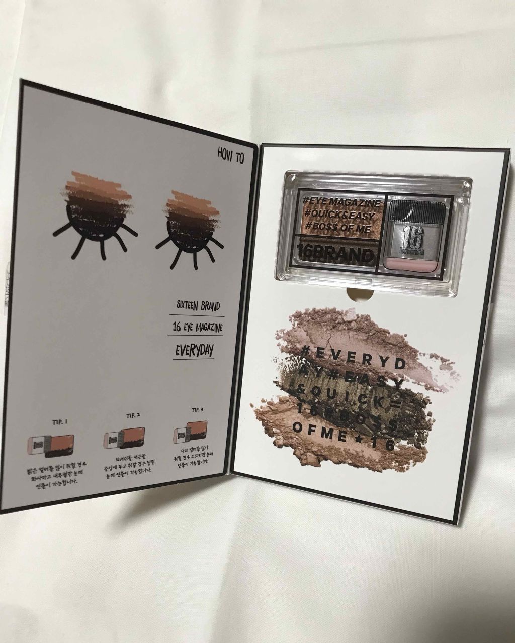 16 EYE MAGAZINE/16BRAND/アイシャドウパレットを使ったクチコミ(2枚目)
