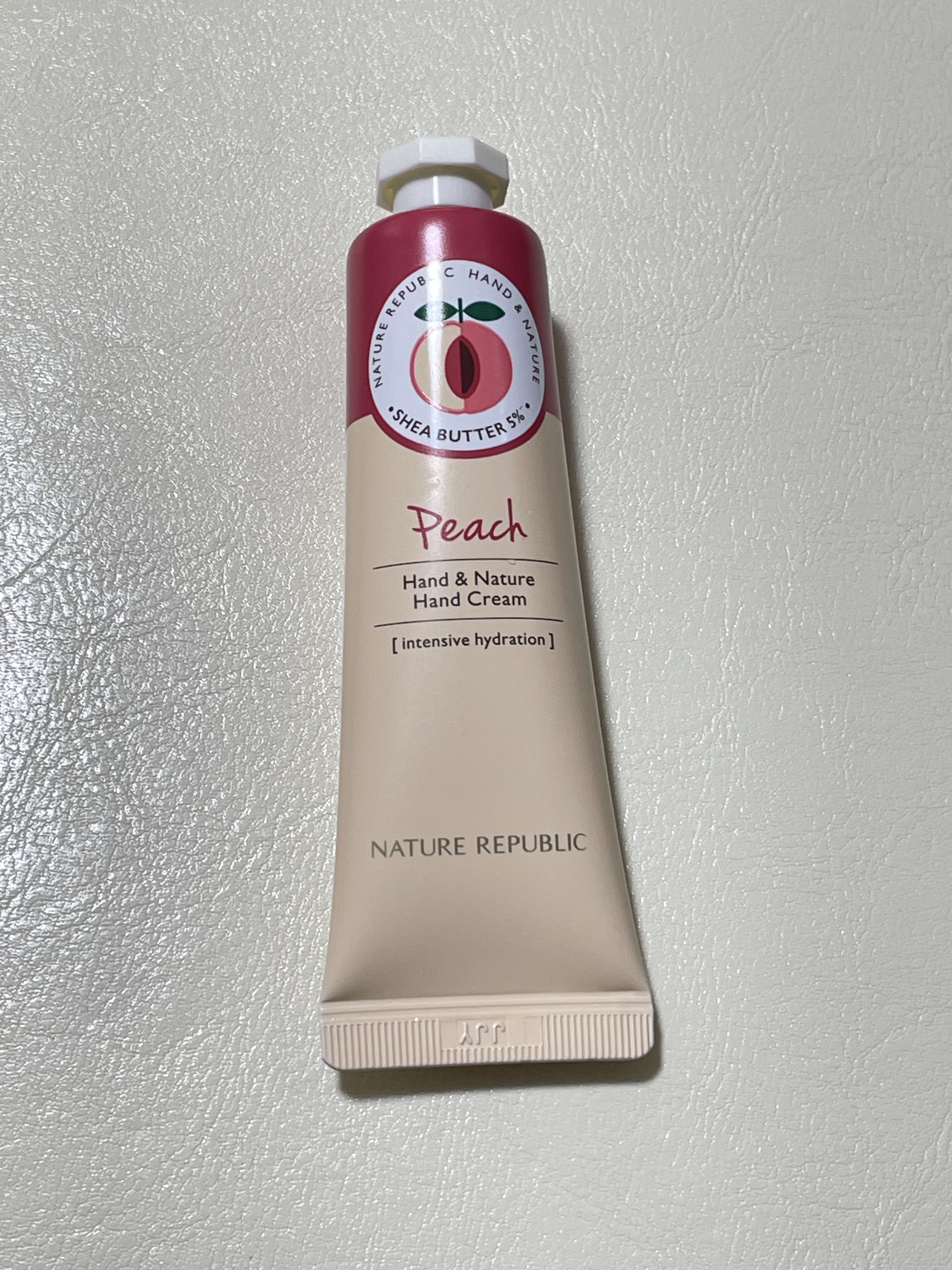 ハンドクリーム(ピーチ)/ネイチャーリパブリック/ハンドクリームを使ったクチコミ（1枚目）