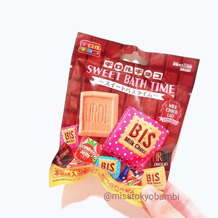 チョコチョコスイートバスタイム/セリア/入浴剤を使ったクチコミ(3枚目)