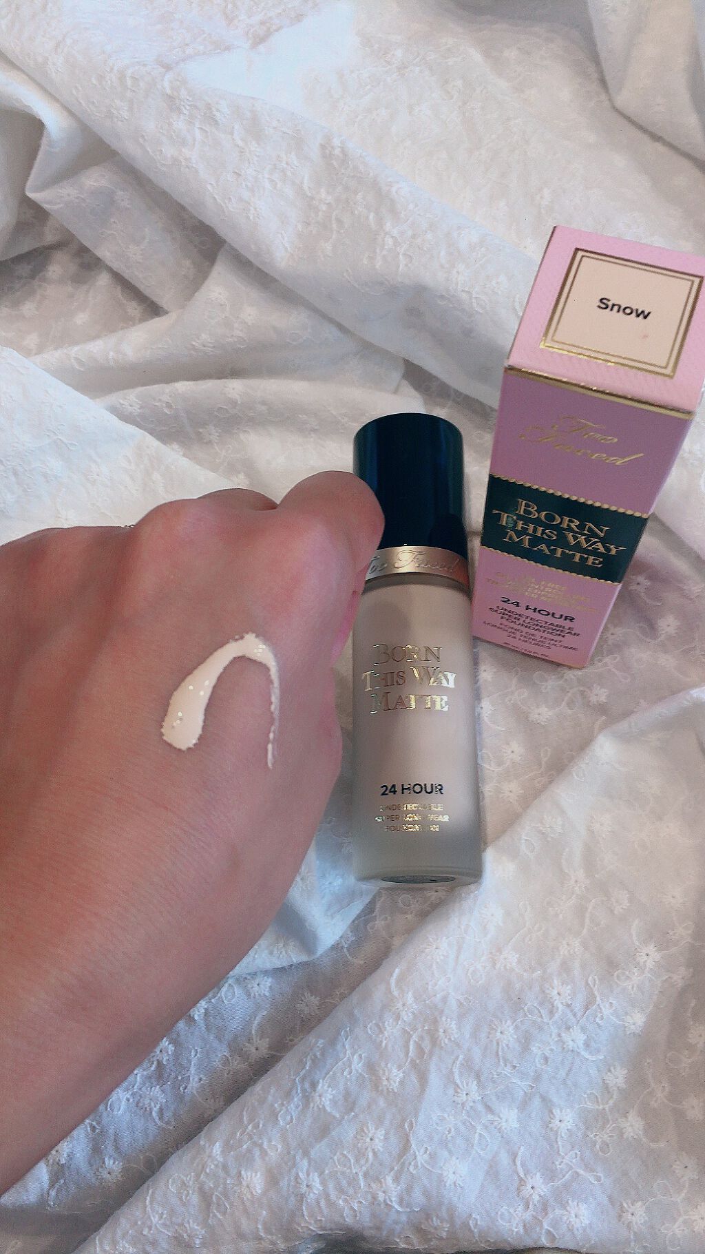 ボーン ディス ウェイ アンディテクタブル 24H マット ファンデーション/Too Faced/リキッドファンデーションを使ったクチコミ(1枚目)