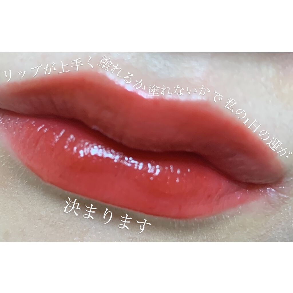 シャインシックリップラッカー RD303 ソウルキャッチャー/ETUDE/リップグロスを使ったクチコミ（1枚目）