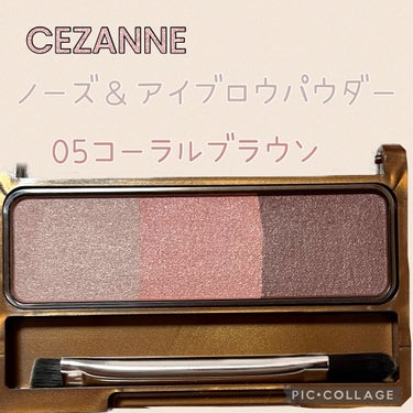 ノーズ＆アイブロウパウダー/CEZANNE/パウダーアイブロウを使ったクチコミ（1枚目）