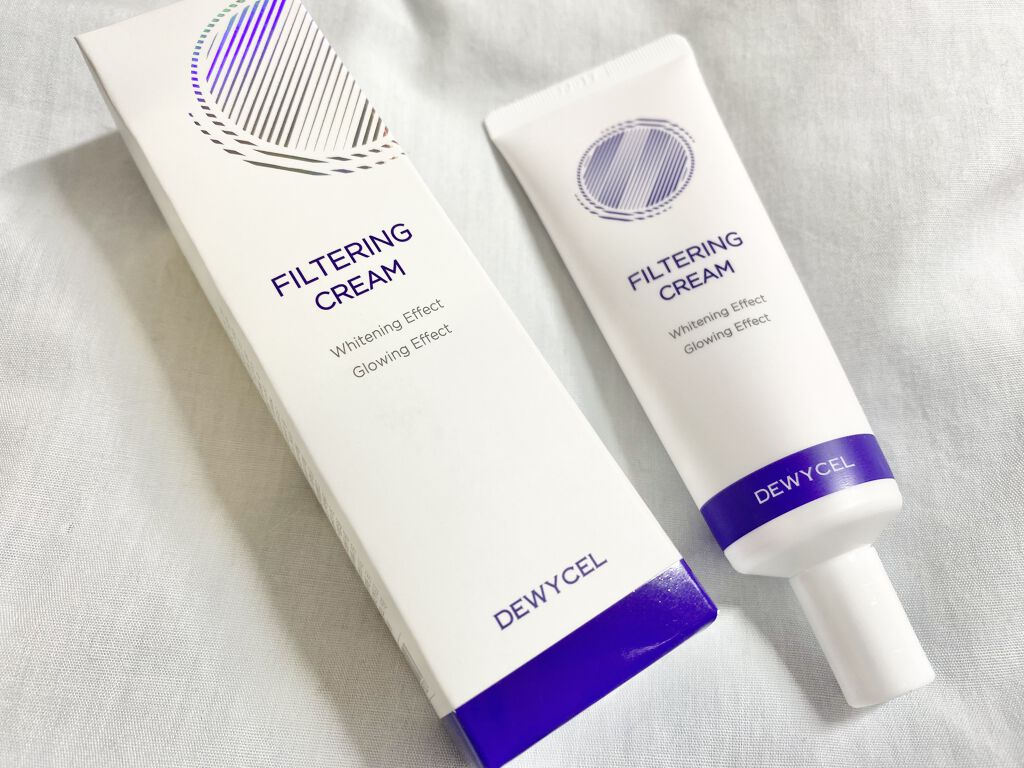 フィルタリングクリーム/DEWYCEL/日焼け止めクリームを使ったクチコミ（1枚目）