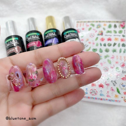 ジェルネイル(ライト対応)/セリア/ジェルネイルを使ったクチコミ(1枚目)