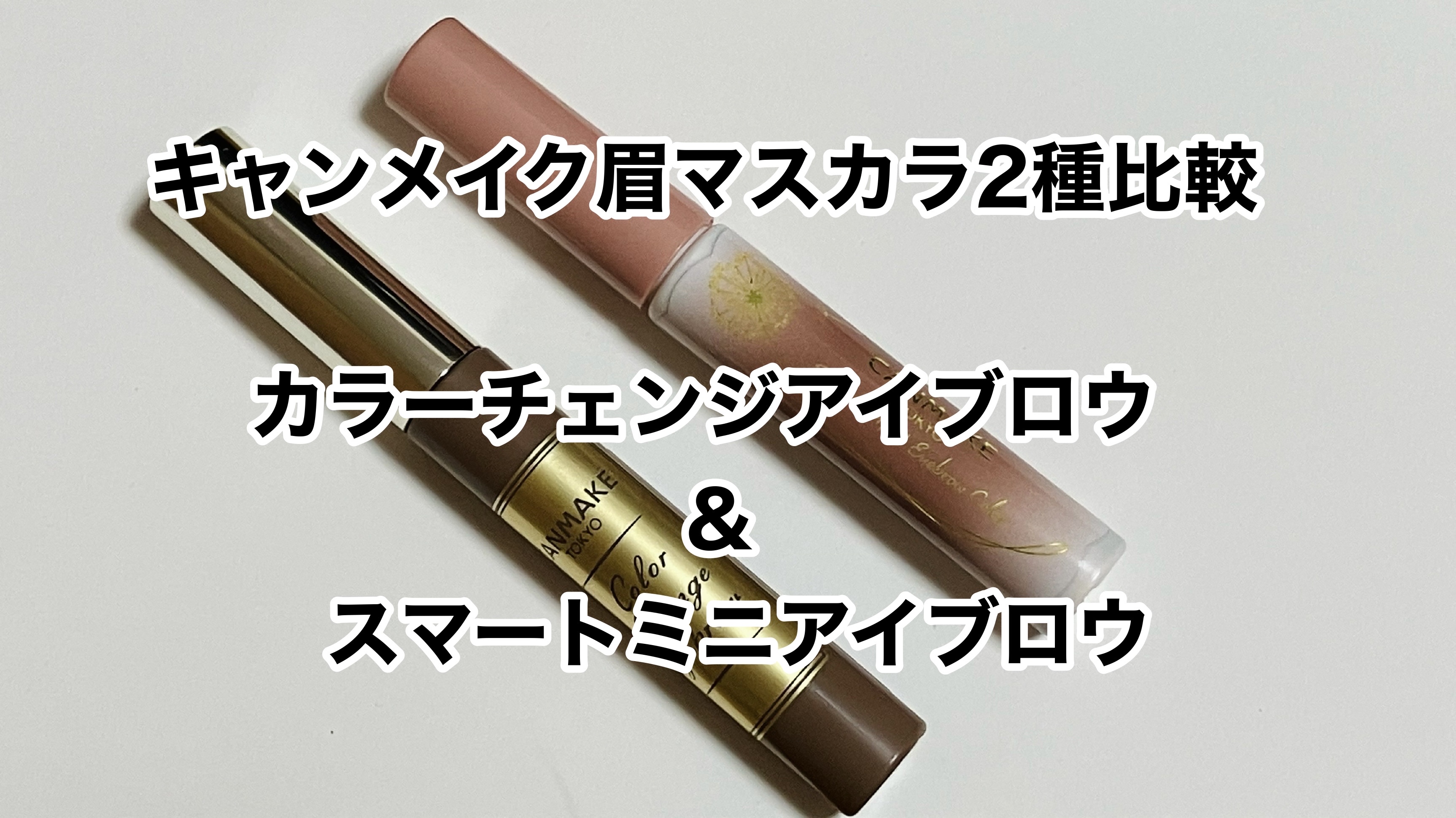 スマートミニアイブロウカラー/キャンメイク/眉マスカラを使ったクチコミ（1枚目）