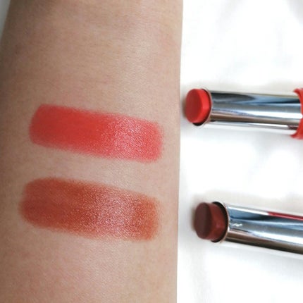 WHY NOT SPINNS リップスティック オレンジ/DAISO/口紅を使ったクチコミ(2枚目)