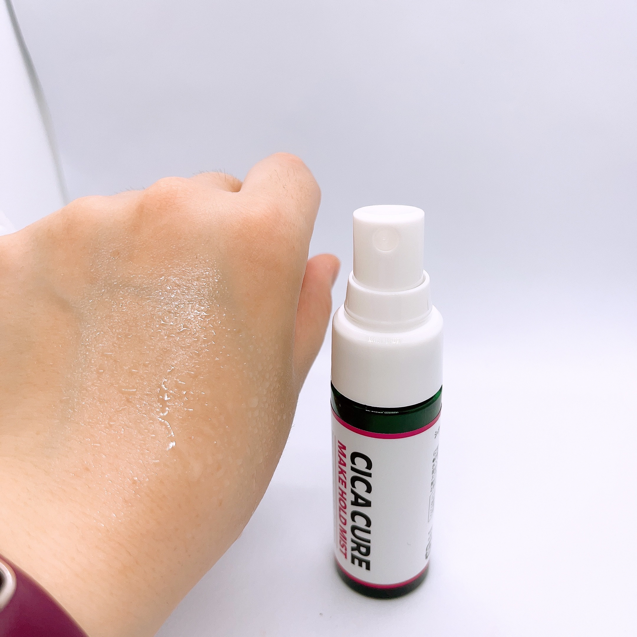 シカキュア メイク ホールドミスト/山忠/ミスト状化粧水を使ったクチコミ（2枚目）