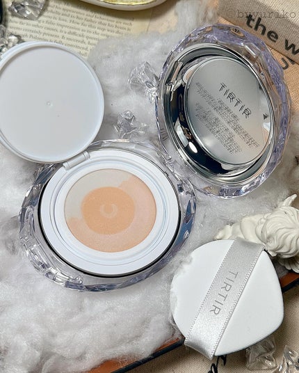 マスクフィット クリスタルメッシュクッション/TIRTIR(ティルティル)/クッションファンデーションを使ったクチコミ(3枚目)