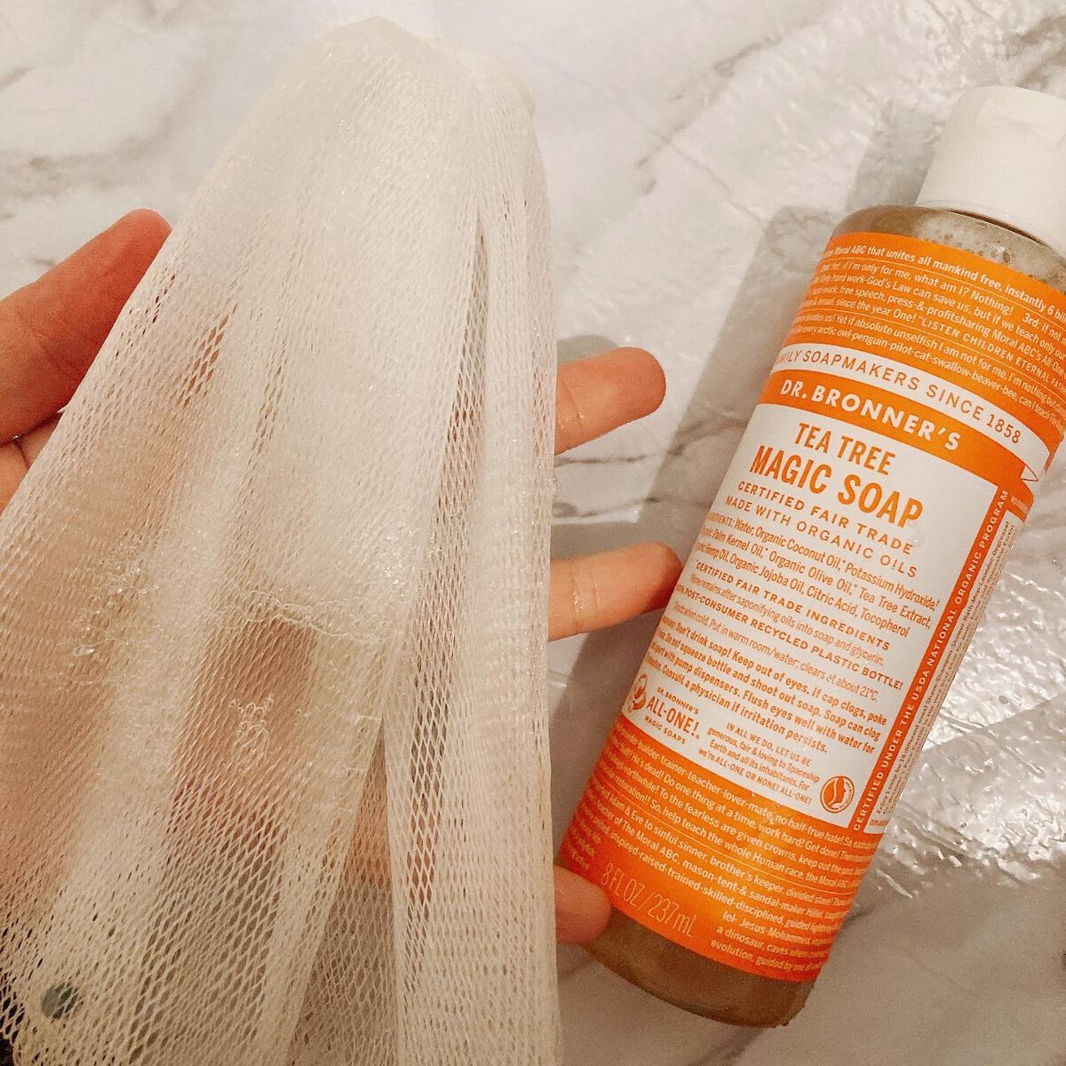 マジックソープ ティートゥリー/ドクターブロナー/ボディソープを使ったクチコミ(3枚目)
