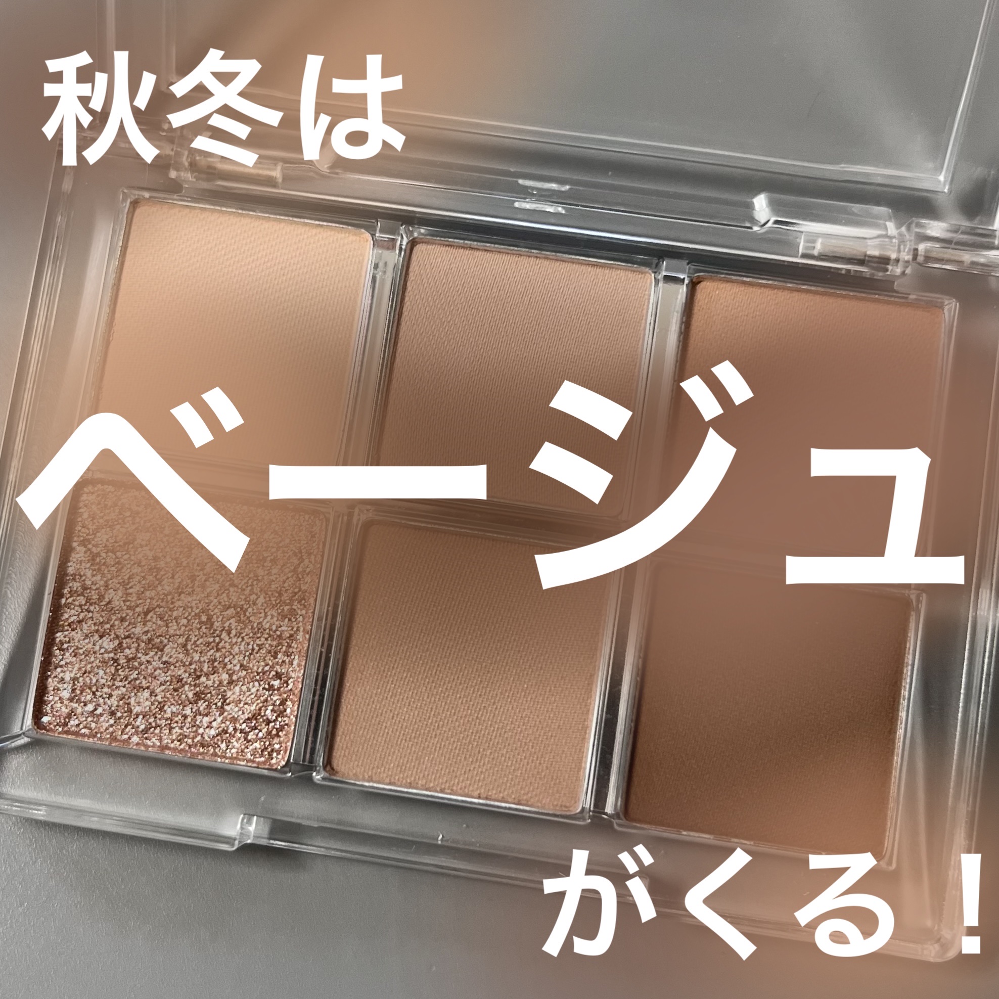 レディートゥーウェアアイパレット 02 ムードブラッシュ/BBIA/アイシャドウパレットを使ったクチコミ（1枚目）