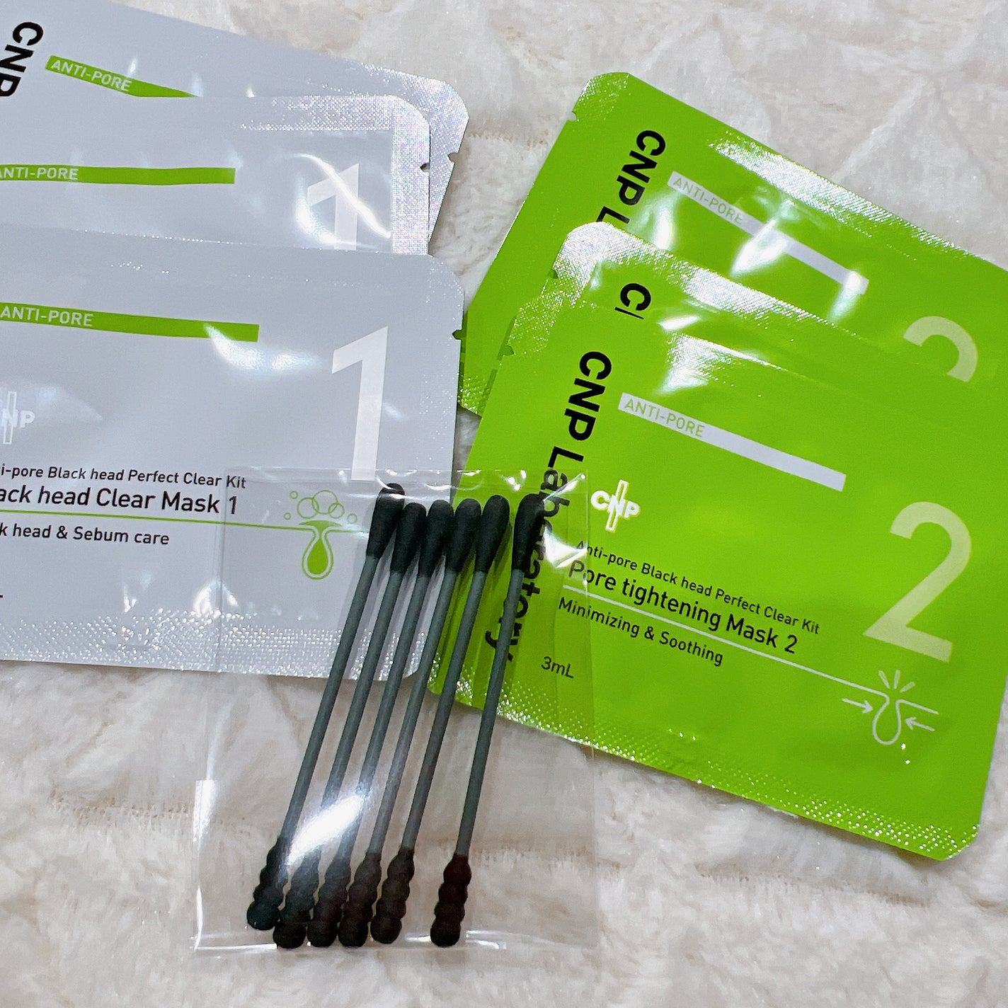 アンチポアブラックヘッドパーフェクトクリアキット/CNP Laboratory/シートマスク・パックを使ったクチコミ(2枚目)