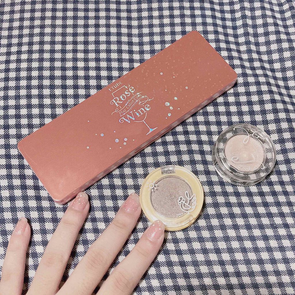 るなてぃーず on LIPS 「エチュードの大好きなラメシャドウたち💕ロゼワインがすごくお気に..」(1枚目)