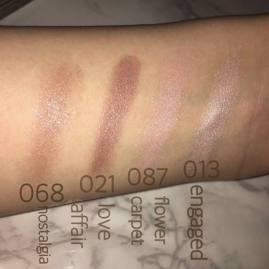 アディクション ザ アイシャドウ 13 Engaged (P) /ADDICTION/単色アイシャドウを使ったクチコミ（3枚目）