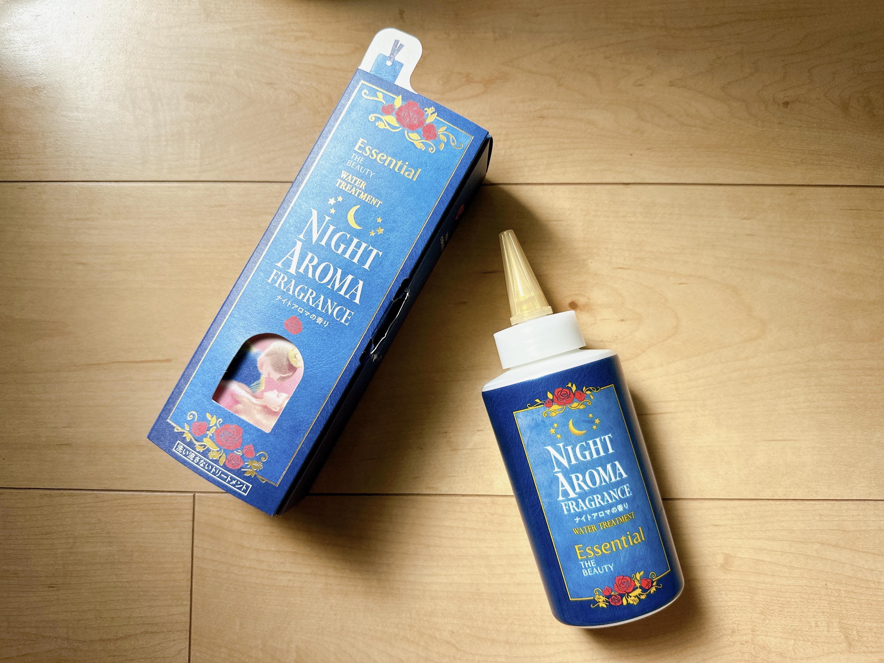 ザビューティー 髪のキメ美容ウォータートリートメント ナイトアロマの香り/エッセンシャル/ヘアオイルを使ったクチコミ（1枚目）