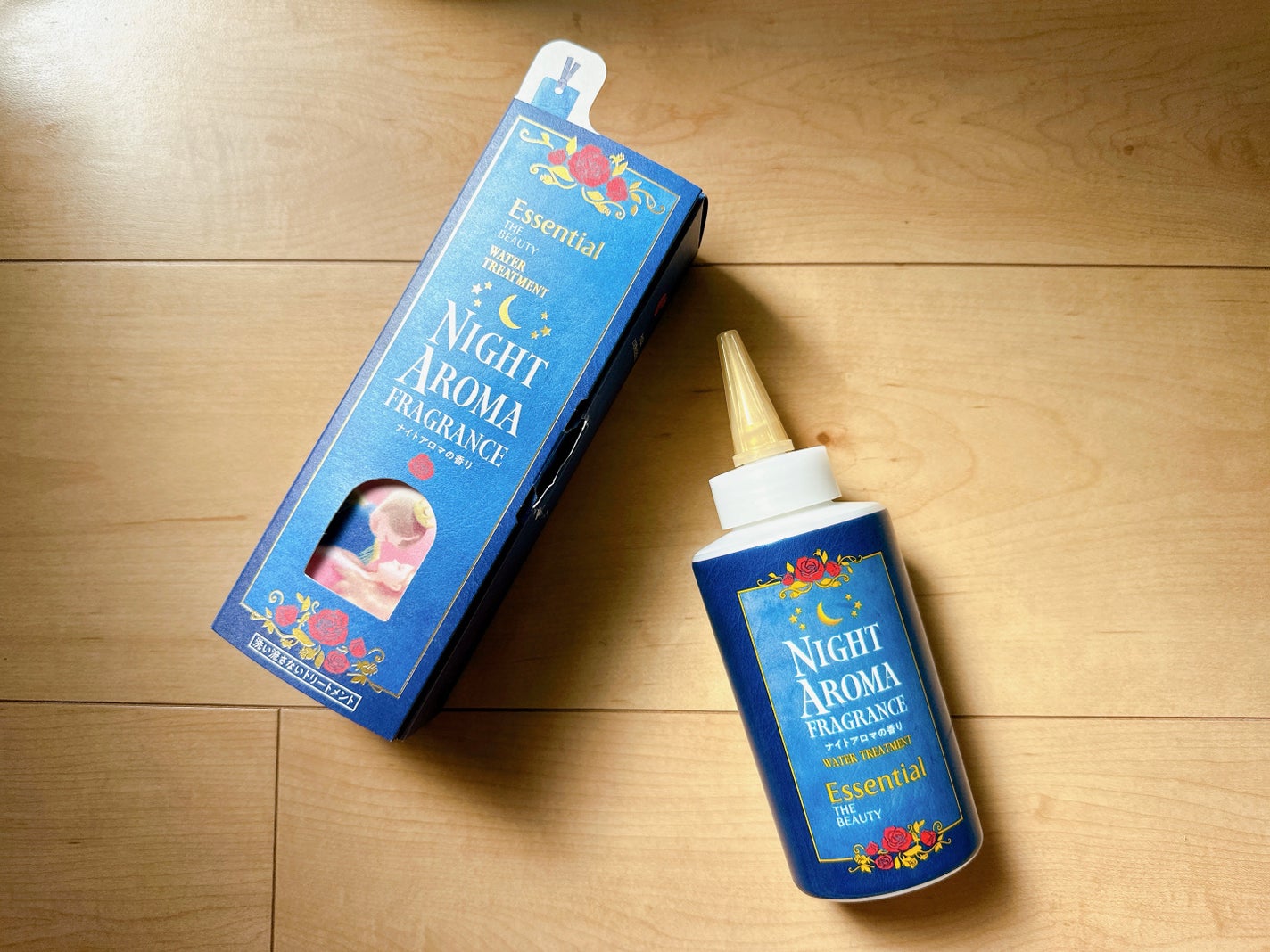 ザビューティー 髪のキメ美容ウォータートリートメント ナイトアロマの香り/エッセンシャル/ヘアオイルを使ったクチコミ(1枚目)