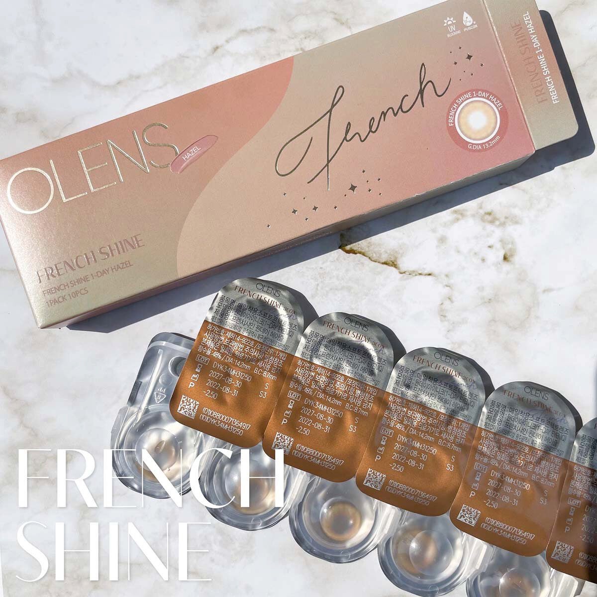 FrenchShine1day/OLENS/ワンデー(1DAY)カラコンを使ったクチコミ(5枚目)
