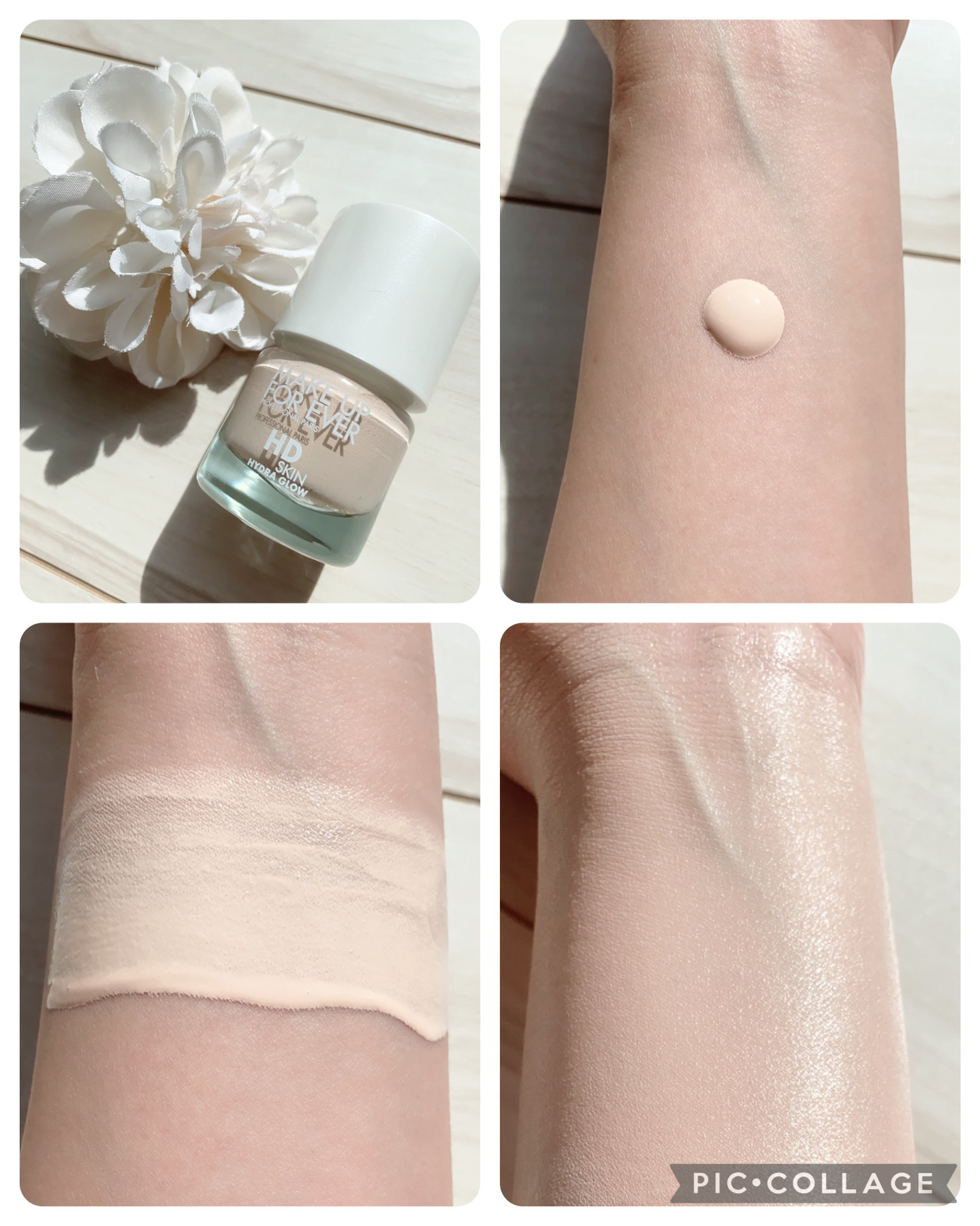 HDスキン ハイドラ グロウ ファンデーション 1N00 アラバスター/MAKE UP FOR EVER/リキッドファンデーションを使ったクチコミ（2枚目）