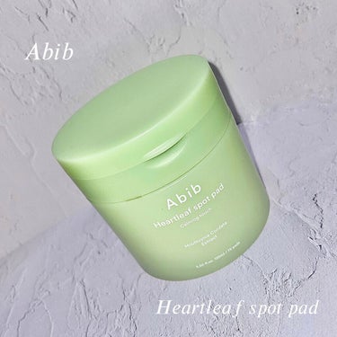 Abibの
heartleaf spot padを
レビューします♡

今回Abib様より
ご提供いただきました！

ガーゼ素材とプレーン素材の
2面に分かれていて
私は用途によって使い分けてい