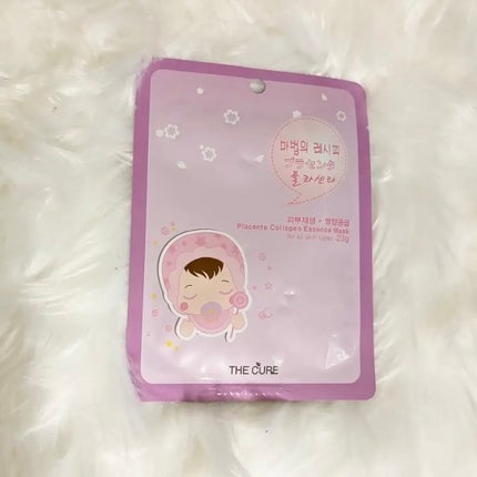 プラセンタコラーゲンエッセンスマスク/THE CURE(ザキュア)/シートマスク・パックを使ったクチコミ(1枚目)