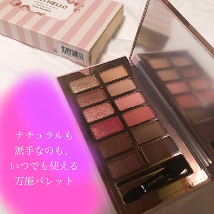 バレンタインボックス3ローズモーメント/VAVI MELLO/アイシャドウパレットを使ったクチコミ(2枚目)