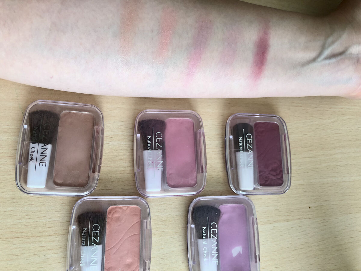 ナチュラル チークN/CEZANNE/パウダーチークを使ったクチコミ（3枚目）