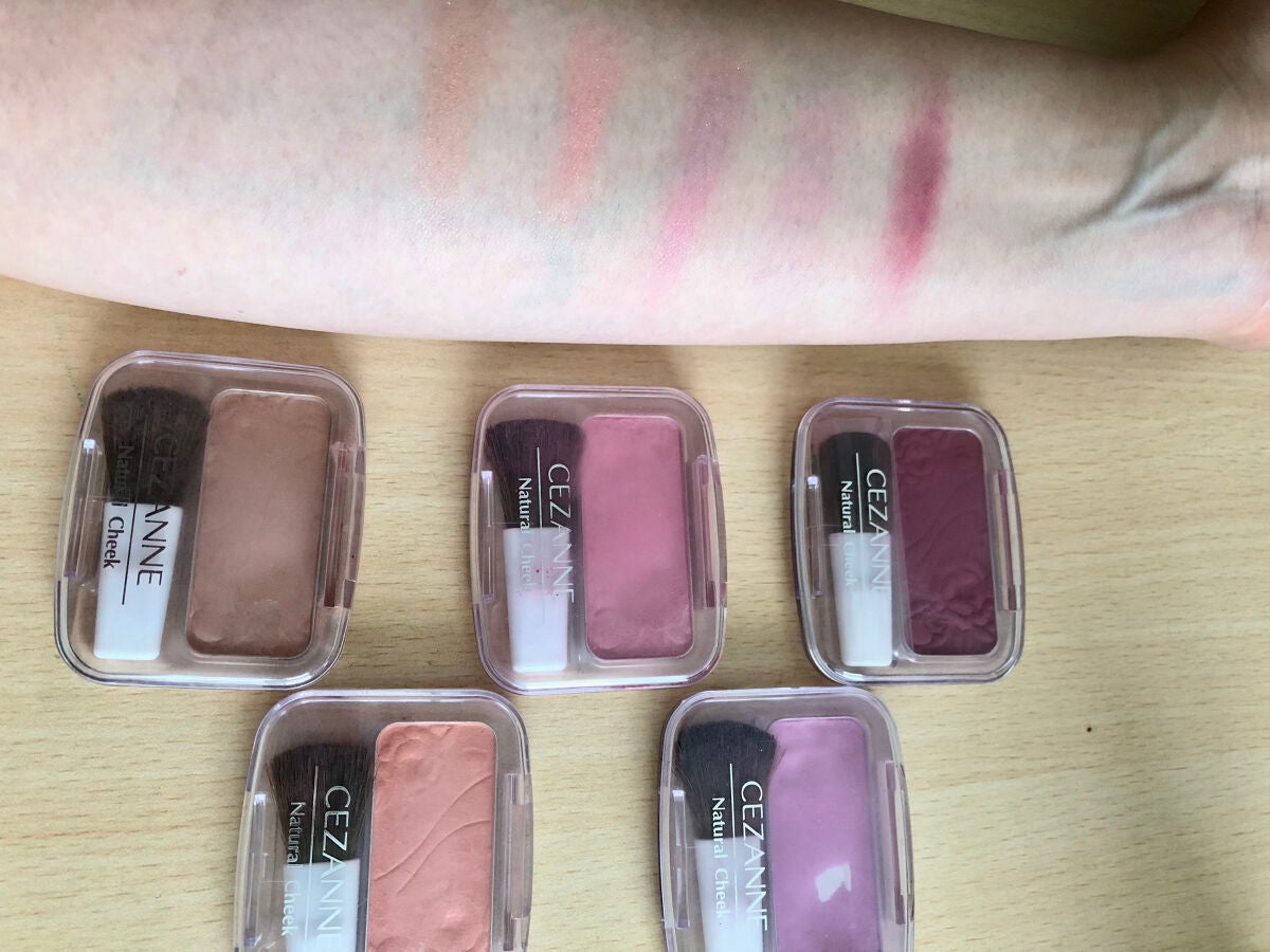 ナチュラル チークN/CEZANNE/パウダーチークを使ったクチコミ(3枚目)