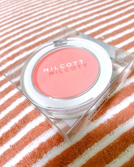 オーベイビーチーク/MILCOTT/パウダーチークを使ったクチコミ(1枚目)