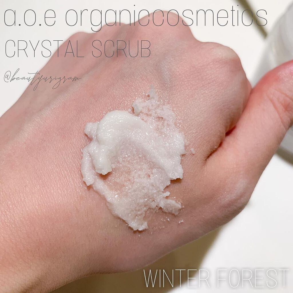 CRYSTAL SCRUB_CLEARING/a.o.e organiccosmetics/ボディスクラブを使ったクチコミ(5枚目)