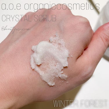 CRYSTAL  SCRUB_CLEARING/a.o.e organiccosmetics/ボディスクラブを使ったクチコミ（5枚目）