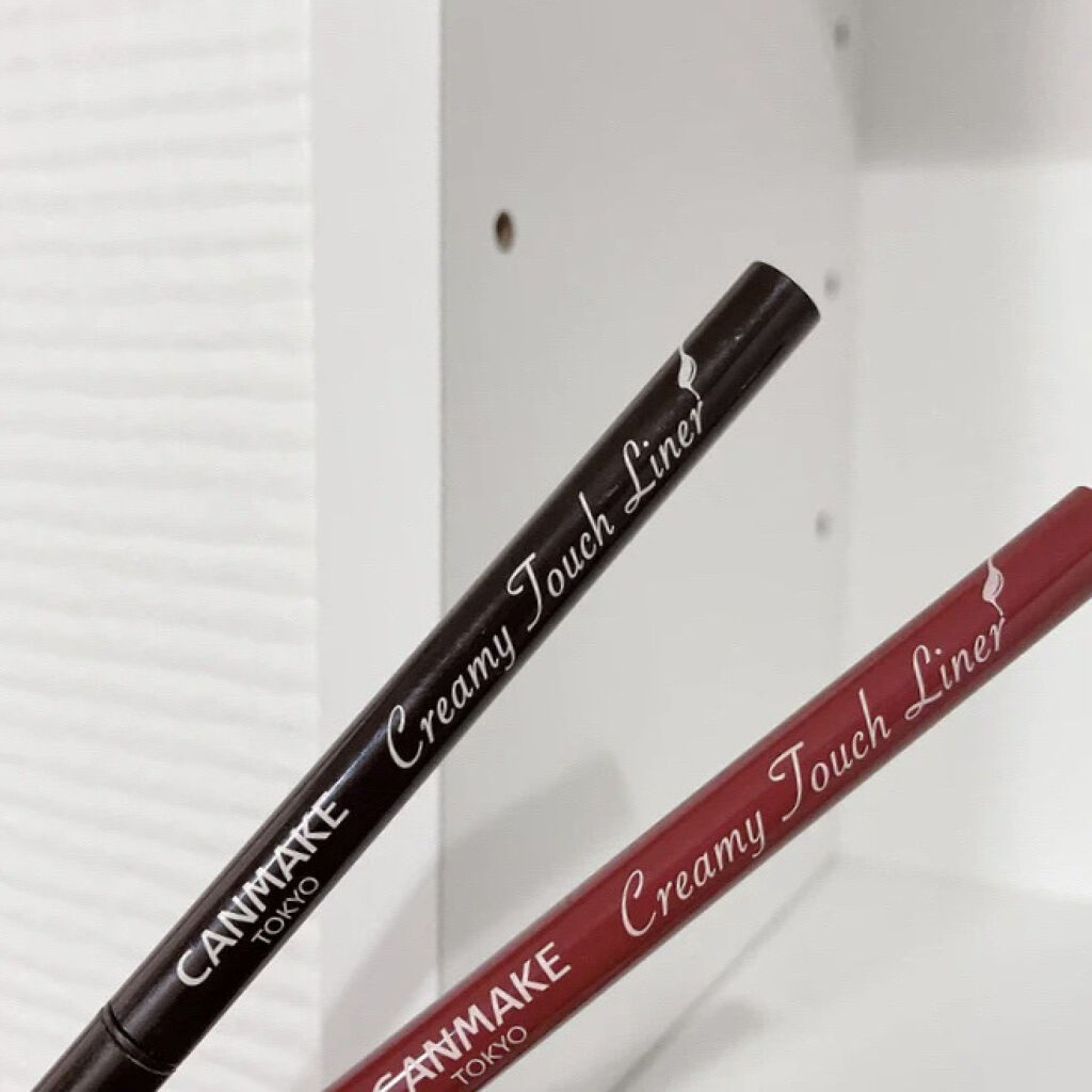 クリーミータッチライナー/キャンメイク/ジェルアイライナーを使ったクチコミ（1枚目）
