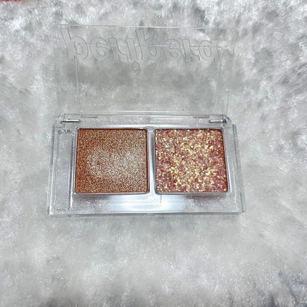 デュオ ポケット グリッター シャドウ/PERIPERA/アイシャドウパレットを使ったクチコミ(2枚目)