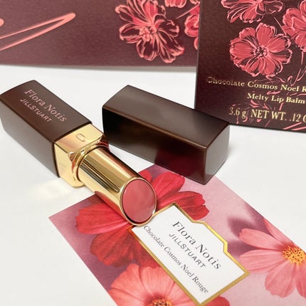 チョコレートコスモス ノエルルージュ メルティリップバーム/Flora Notis JILL STUART/リップバームを使ったクチコミ(4枚目)